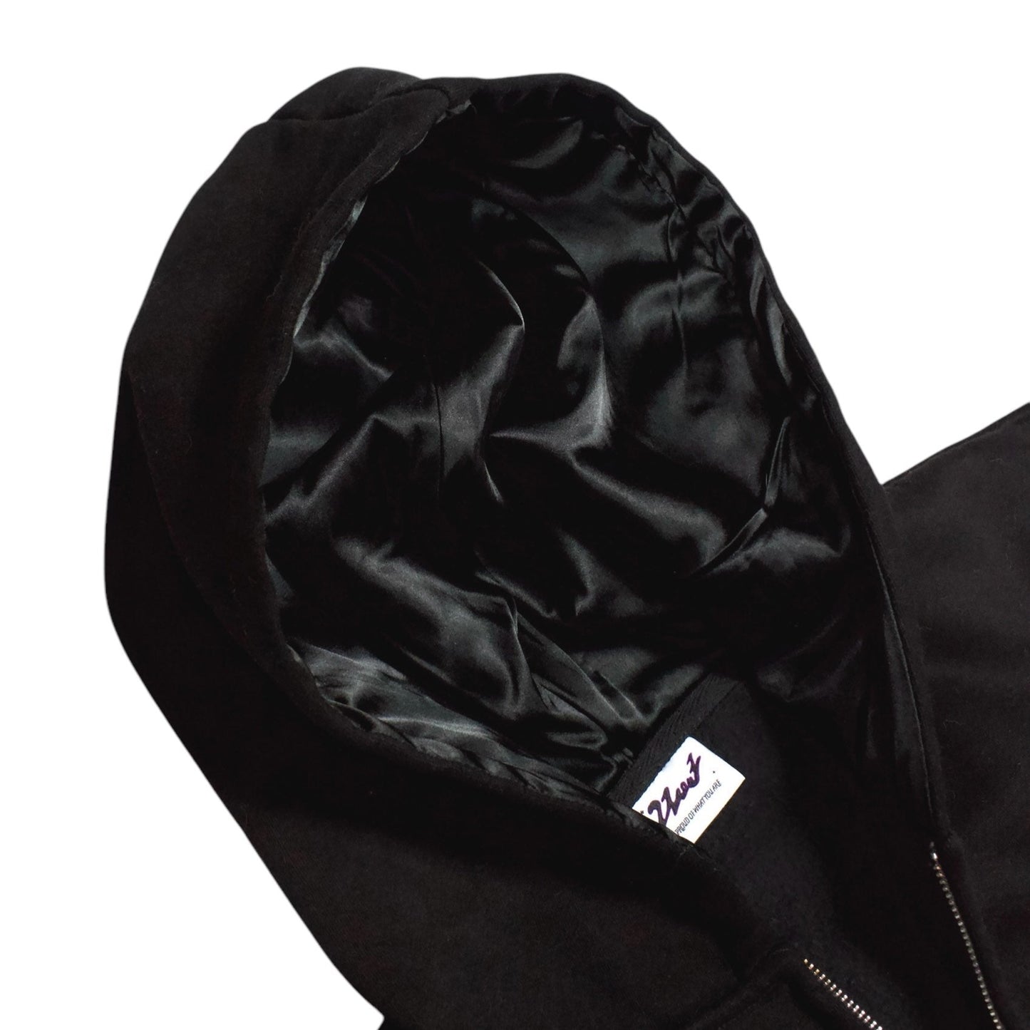 BLACK SWEAT ZIP