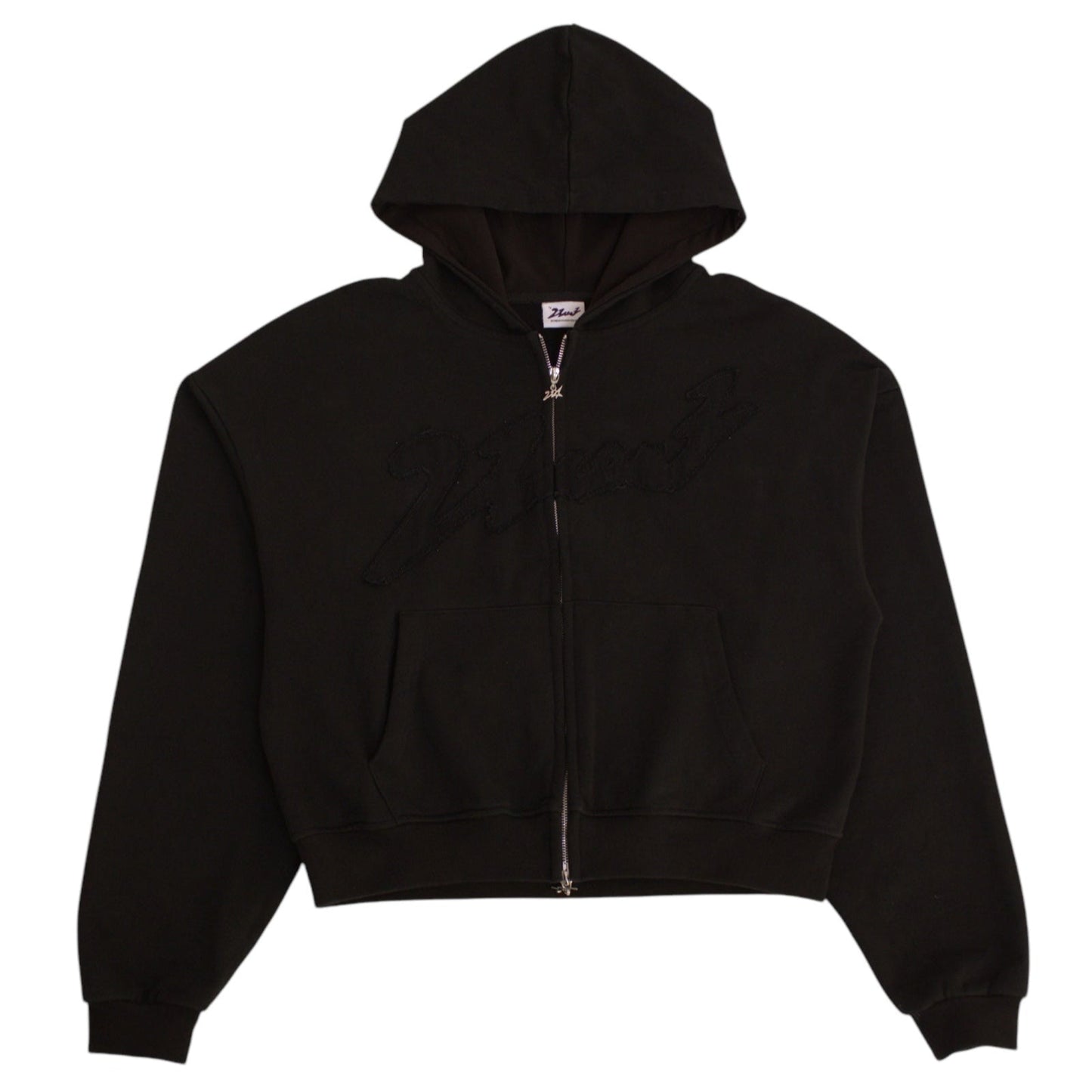 BLACK SWEAT ZIP